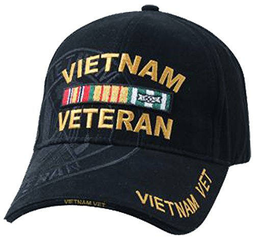 Vietnam Veteran Military Vet Baseball Cap Mens Cotton Hat Black