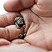 ClothingLoves Women's Cute Pug Burnished Wrap Ring Adjustable Bronze
