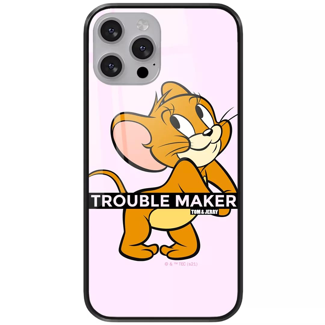 ERT GROUP Case for Apple Iphone 13 PRO, case original and officially licensed by Tom & Jerry, Tom & Jerry 012 design, made of tempered glass, protective case