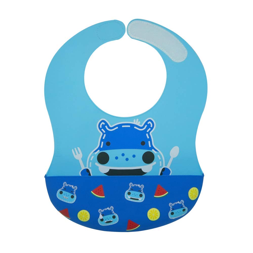 Marcus&Marcus Wide Coverage Silicone Bib - Lucas