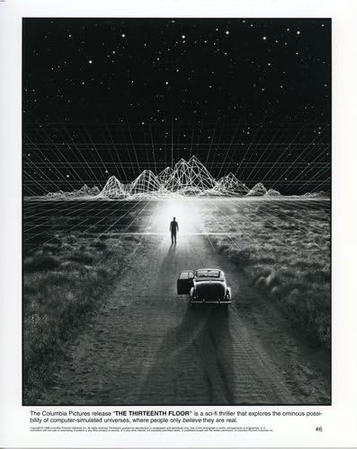 The Thirteenth Floor Vintage Classic Car Art Original 8x10 Still