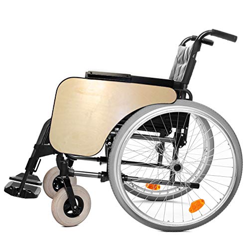 Padded Wheelchair Half Tray, Flip Down, Left - Thumbnail 4