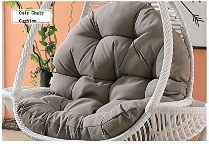 Hanging Egg Hammock Chair Cushions without Stand,Swing Seat Cushion Thick Nest Hanging Chair Bac Pillow(excluding the basket)