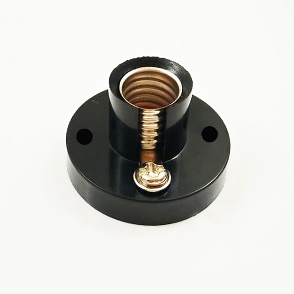 10x E10 Screw Base Light Bulb Lamp Socket Holder (Black) Amazon.co.uk Lighting