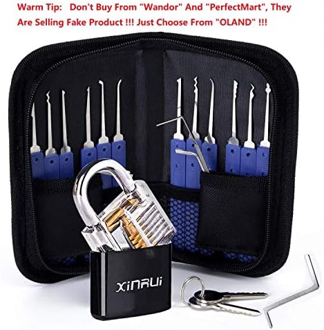 Xinrui Strong Pick and Hook Set,17-Piece（Lock Included)