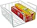 DecoBros Under Shelf Basket Wrap Rack, White