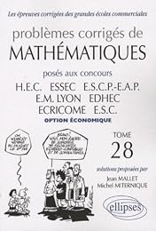Problèmes corrigés de mathématiques