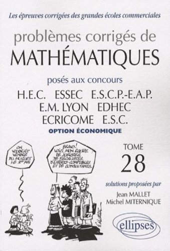 Problèmes corrigés de mathématiques