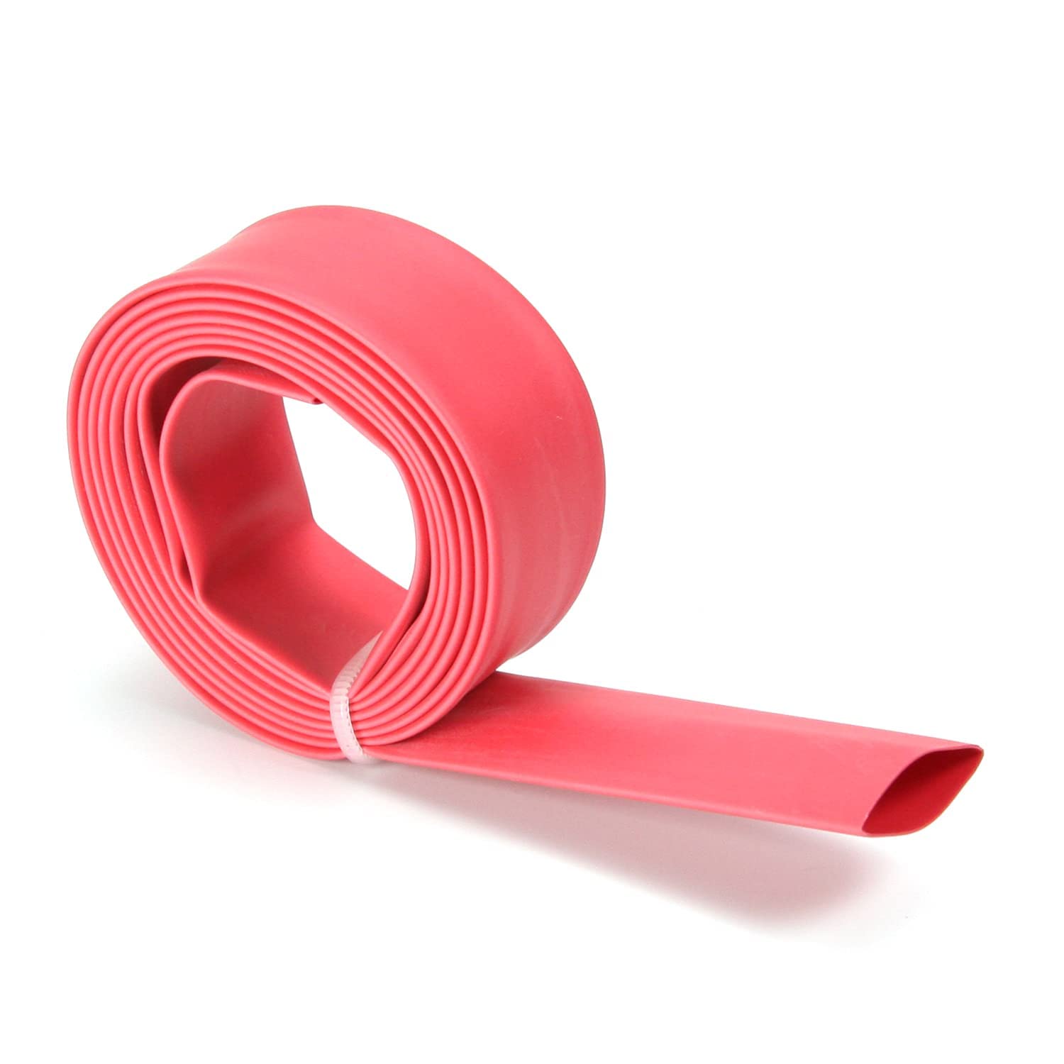 Othmro 1pc Heat Shrink Tubing, 13mm ID Shrink Tube Electric Insulation Tube, 2:1 Ratio Heat Shrink Sleeving Cable Protector—Red (Length: 1m)