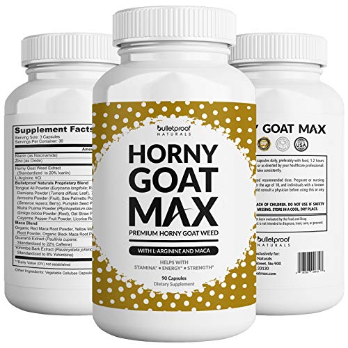 1 Horny Goat Weed Formula 1000mg High Potency 200mg Icariin, L
