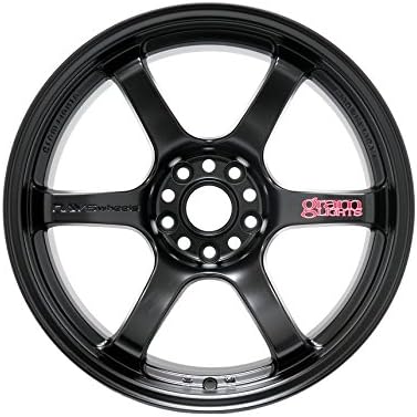 Grams Lights 57DR 18X8.5 +38 5-114.3 SEMI GLOSS BLACK Wheel Rim