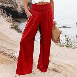 JIOEEH Wide Leg Pants for Women Women High Waisted