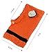 Jhua Baby Kids Warm Winter Hat Crochet Knitted Caps Hood Scarves Skull Fox Ear/Bear Ear Beanies (Orange)