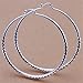Tabwing 925 Sterling Silver Big Round Circle Hoop Earrings For Women Fine Earings
