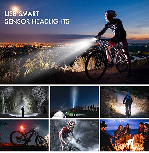 image for ODISTAR 1000 Lumen USB Rechargeable 2 LED Bike Light,Tough Durable IP6
