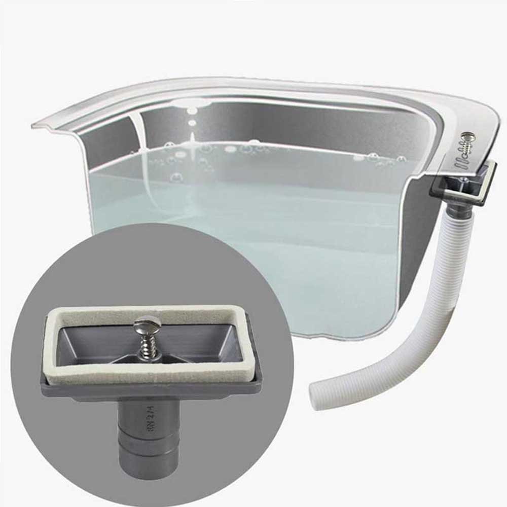 Talea Kitchen Sink Upside Drainage Square Overflow with Hose