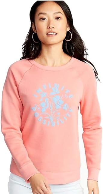 relaxed graphic crewneck sweatshirt