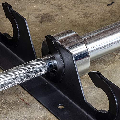 Serious Steel Fitness Wall Mount Barbell Gun Rack Olympic Barbell Storage Rack, 10 Bars