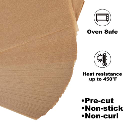 SMARTAKE 480 Pcs Parchment Paper Baking Sheets, 9x13 Inches NonStick