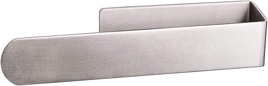 NearMoon Hand Towel Holder/Towel Ring Strong Hold Self Adhesive Bathroom Towel Bar, Thicken Stainless Steel Towel Rack- Sticky Towel Hanger, Contemporary Style, NO Drilling (Brushed Nickel): Home & Kitchen