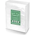 HUISPARK Vacuum Sealer Bags, 2.7"*4" 100 Pcs Heavy Duty Pre-Cut Design Commercial Grade Food Sealable Bag for Heat Seal Food Storage, Boilsafe to 280°F Freezable, Great for Storage, Meal Prep and Sous Vide
