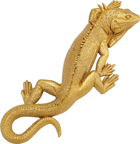 Kare Design Wall Object Lizard, gold, 30x11x6 cm, deco object