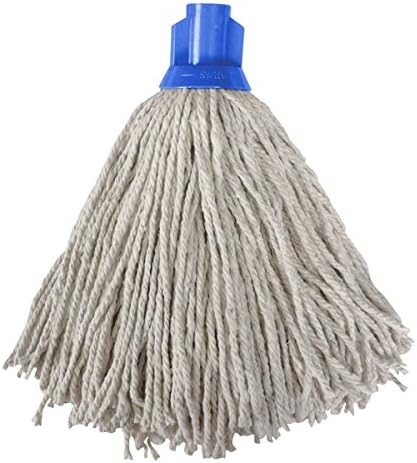 bar@drinkstuff Colour Coded Blue Socket Mop Head - Quality Yarn Mop Head for General Low Risk Areas