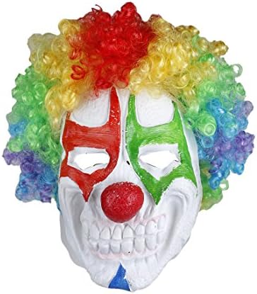 Home-World Funny Rubber Clown Mask Adult Halloween Christmas Masquerade Party Costumes Accessories (Style #3)