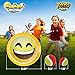 YoYa Toys Toss and Catch Smiley Ball Game 2 Disc Paddles, 2 Balls (One Big and One Small) - PVC Carry Bag Idea with Stunning Packaging - Safe, Durable and Family Friendly Game Set