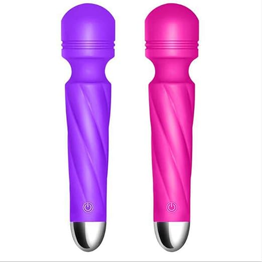 LSLVKEN Wasserdichtes Massagegerät USB-Multispeed-Vibrator G-Punkt-Dildo-weibliches erwachsenes Geschlechtsspielzeug (2 Sätze