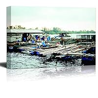 Canvas Wall Art Fisherman Canvas Prints Home Artwork Decoration for Living Room,Bedroom - 12x18 inches