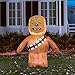 Airblown Star Wars Chewbacca Inflatable Holiday Lawn Decoration - 5 ft Tall