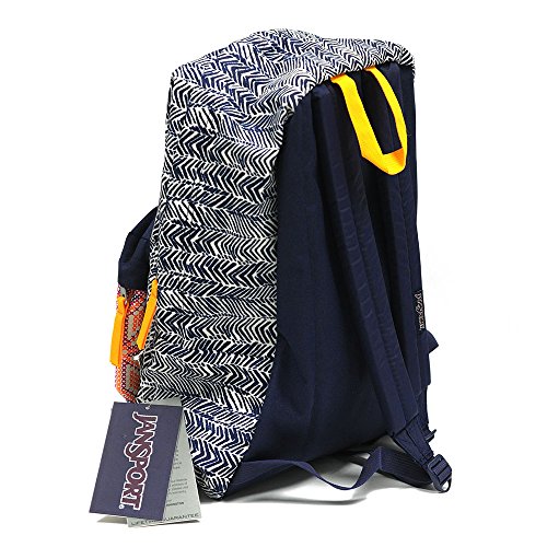 JanSport Superbreak Backpack (Navy Moonshine Chevron Stripe)