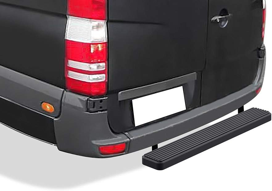 APS iBoard Rear Step Bar 5" Matte Black Custom Fit 20072009 Dodge