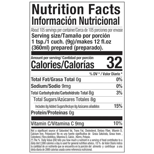 ZUKO HORCHATA INSTANT POWDER DRINK, CANISTER, NO SUGAR NEEDED, 33.4 OZ (PACK OF 1)