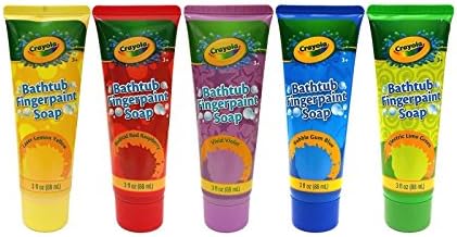 Crayola Bathtub Fingerpaint soap 5 piece set (Colors may vary)