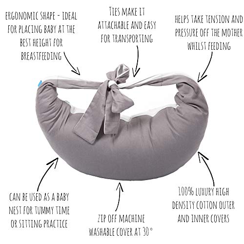 HIPPYCHICK Nursing Pillow and Positioner Breastfeeding Baby, Maternity