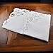 Handmade Embroidered Lace Tablecloth,Colour：White,Size: 33.5 Inch Square