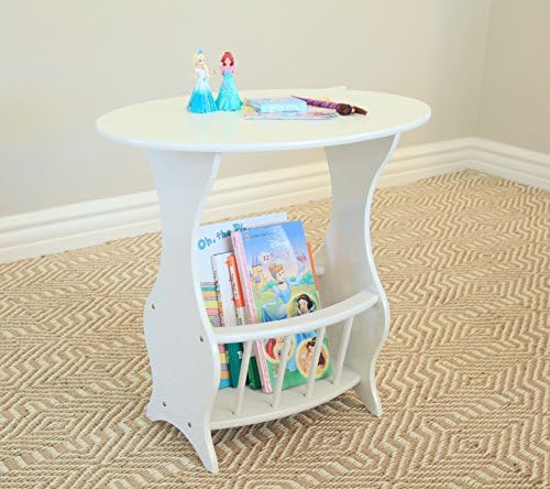 Frenchi Furnishings Journal Desk End: White