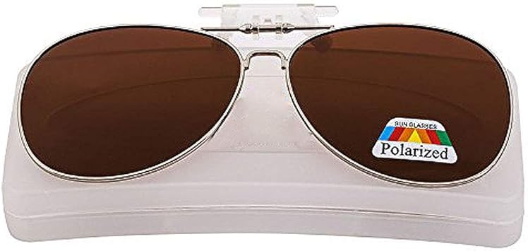 Amazon オーバーサングラス クリップオン サングラス 跳ね上げ 偏光サングラス クリップ Uv400 夜間運転 偏光スポーツサングラス 偏光レン ズ メガネの上からつけられる 付きサングラス 偏光クリップ眼鏡 紫外線カット 前掛けクリップ式サングラ ス 収 納ケース付き 超