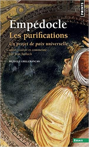 Amazon Fr Les Purifications Un Projet De Paix Universelle Bilingue Grec Francais Empedocle Bollack Jean Livres