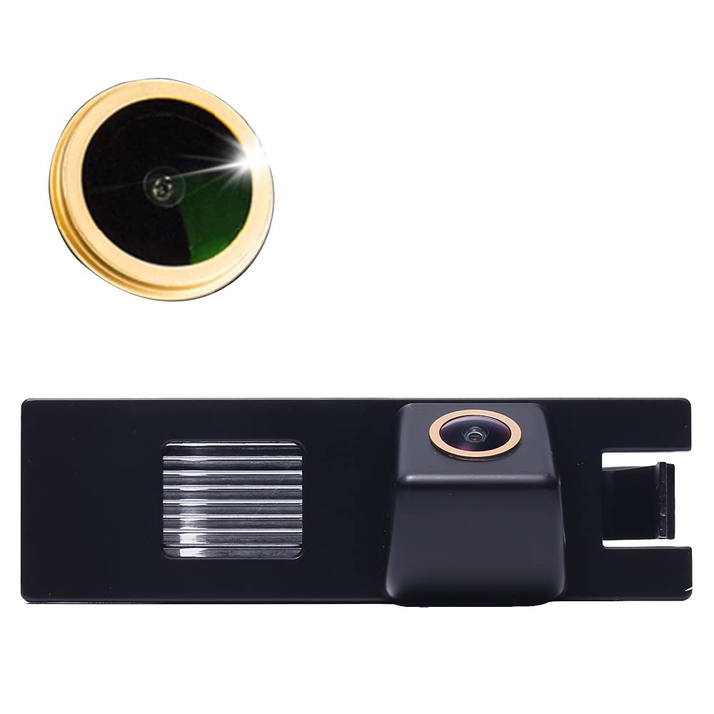 【Fisheye Glas Lens】 IP68 industrial waterproof and shockproof Car License Plate Light Reversing Camera, replacement for Opel Vectra C Astra H Corsa D Zafira B