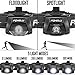 Foxelli USB Rechargeable Headlamp Flashlight - 100 Hours of Constant Light on a Single Charge, Ultra Bright, Waterproof, Impact Resistant, Lightweight & Comfortable, Two Mini USB Charging Cables Incl.