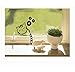 Efivs Arts 7 Pcs Cute Animals Removable Creative Light Switch Decals Bedroom Wall Laptop Stickers,Black