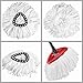 Replacement Mop Head for OCedar Microfiber Spin Mop Refill for O-Cedar Clean Pad Mop Head Refill Fit O Cedar EasyWring Mop Easy Cleaning Mop Head Replacement-3 Pack