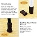 24pcs Chair Legs Socks, Knitted Furniture Leg Floor Protectors, Chair Feet Covers for Bar Stool, Dinning Chairs or Table, Protect Hardwood Floors from Scratches and Reduce Noise (Brown)