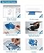 Heat Transfer Vinyl (HTV) Sheets, Set of 10 White Iron On Easy Peel Sheets (12 x 10 Inches)