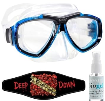 First Dive Mask with Inclined Lenses for Scuba Diving - optical lenses available | FOCUS made by Cressi: quality since 1946