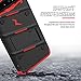 ZIZO Bolt Series for Galaxy S10 Plus Case with Kickstand Holster Lanyard - Black & Red