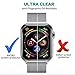 [8 Pack] AnoKe for Apple Watch iWatch 40mm/38mm Screen Protector (Series 4 /Series 3/2/1), [Not Glass] Liquid Skin [Max Coverage] Curved Edge Case Band Friendly Lifetime Replacement Warranty
